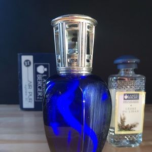 Berger lamp in Indigo